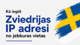 Kā iegūt Zviedrijas IP adresi no jebkuras vietas