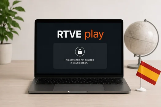 RTVE Play neveikia užsienyje dėl turinio apribojimo klaidos