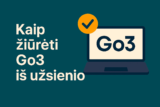 Kaip žiūrėti Go3 iš užsienio