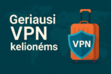 Geriausi VPN kelionėms – 2025 m. pasirinkimai